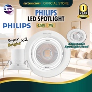 PHILIPS LED Spotlight Eyeball 59776 Pomeron 7W Recessed Spotlight SL201 4W 4.5W RS280 BECKEN DL260 S