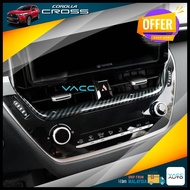 Toyota Corolla Cross XG10 2021-2024  Front Lower Panel U Lining Carbon Trim Fit For Corolla Cross Va