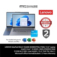 LENOVO IdeaPad Slim3 15IAN8-82XB007FMJ/82XB007GMJ 15.6" Laptop (i3-N305, 8GB LPDDR5, 512GB SSD, Inte