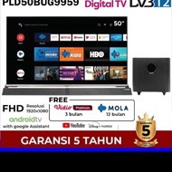 Polytron PLD50BUG9959 Smart Android Tv soundbar 50 inch
