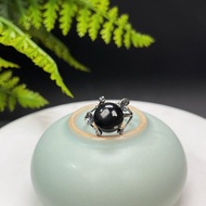 埃及金運石活口戒指 圓形 S925銀 手工天然石 閃耀靈動