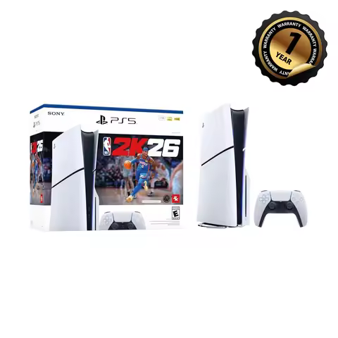 Sony PlayStation 5 Console - NBA 2K26 Bundle - Includes DualSense Wireless Controller - 4K Gaming Sy