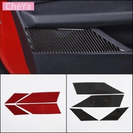 For BMW 2 Series 4-door 2020-2023 Car Door Inner Door Panel Decorative Sticker Soft Carbon Fiber Int
