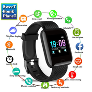 116 PLUS Smart Bracelet Heart Rate Blood Pressure Monitor Wristbands Outdoor Sports Fitness Band Waterproof Smart Watch