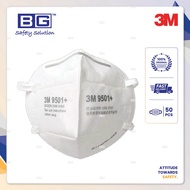 (50 Pcs) 3M 9501 P2 Kn95 Particulate Respirator Earloop /haze /dust /mist Disposable Respirator /pm 2.5/flu Prevention
