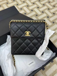 Chanel 23A Calfskin Backpack 荔枝皮背囊