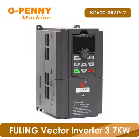 3.7KW FuLing BD600 Inverter 220v/380v Variable frequency Drive 3 phase Output Motor Speed Control 0-