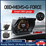 A450 OBD2Meter RPM turbo boost Meter Digital Scanner Hud Water temp Proton Honda Perodua Toyota Myvi