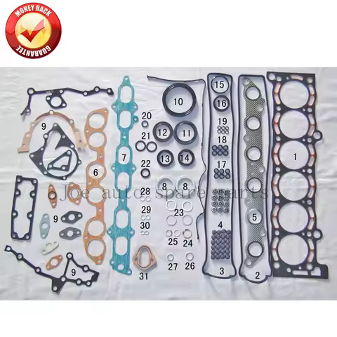 7MGE 7MGTE Engine Full gasket set kit for Toyota Supra Cressida Crown Soarer 3.0L 2954cc 1986-1993 0