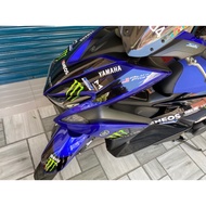 Sticker BODY DECAL COVERSET KHAS KELUARAN BIRU GP 2019 SAHAJA.  #YAMAHA #NVX #AEROX #MONSTER #2020 #