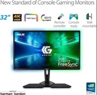 【PS5 / Xbox 絕配】ASUS ROG Strix CG32UQ 32吋 4K HDR 影音大螢幕 (連遙控)