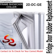 FRAME SHOWCASE CHILLER Refrigerator Fridge Door Seal Gasket Rubber Replacement 2D-DC-GE - wirasz