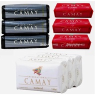 CAMAY NATURAL SOAP 125GM CLASSIC,NATURAL,CHIC 3
