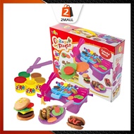 2MALL Color Clay Playdoh Toy Plasticine Ice Cream Machine Maker Toys Color Dough BBQ Double Twister Color Play Doh
