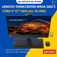 Lenovo ThinkCentre M90a Gen 3 All-in-One Core i7-12700 vPro (12TH GEN)23.8" Display, Windows 11Pro