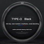 Car Steering Wheel Protector Breathable Anti Slip Steering Wheel Cover 38Cm/15inch For Hyundai Elant