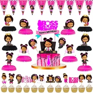 12pcs/lot Boss Baby Cake Topper Birthday Baby Boss theme Party Cake Topper Cake Decoration Baby Show