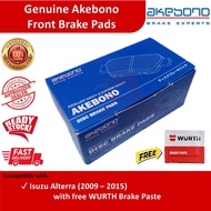 Genuine Akebono Front Brake Pads for Isuzu Alterra (2009 - 2015)
