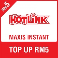 Hotlink Maxis Reload Directly Topup RM 5/Pin RM 5