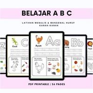 (PDF) Worksheet ABC Preschool