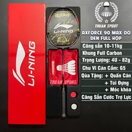 Lining Axforce 90 Red Tiger Max badminton racket Full box pre-strung with 11kg power assist string, 