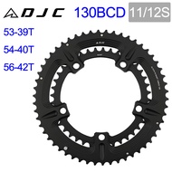 DJC 130bcd Bike Chainring Round Double Folding bike Road Bike for Sram for Shimano 5700 6700 11 12 S