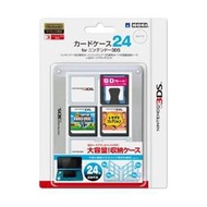 全新未拆 任天堂 HORI 原廠 3DS 三合一 24格 卡匣 收納盒 透明白 遊戲 NDS SD卡 3DS-022