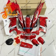 Yamaha 125ZR 125Z VRC RED Sabit Merah Cover Set CILI Merah VRC 1 HLY Original + Stripe Sabit Merah J