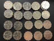 1989年2蚊英女王硬幣