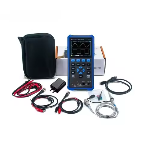 OWON HDS2102S HDS2202S Digital Oscill 2 Channels 100Mhz 200Mhz Portable 3 in 1 USB Osicll + Meter+WG