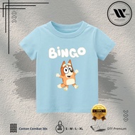 UNISEX CHILDREN'S T-SHIRT WITH BINGO CARTOON | BEST QUALITY | BINGO BLUEY CHILDREN'S CLOTHES Tshirt 