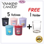 [Yankee Candle] ✨BEST✨ Votive Candle Mini Samplers 5+1 Free Holder 49g Lemon Lavender/Black Cherry/B