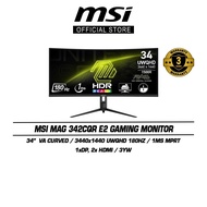 MSI MAG 342CQR E2 Gaming Monitor (34"/UWQHD/Curved/VA/180Hz)