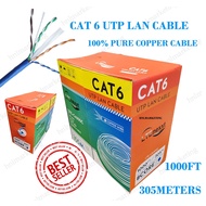 LTE NEXXT CAT6 LAN CABLE 8CORE 4PAIR UTP 24AWG PURE COPPER NETWORK CABLE 305M