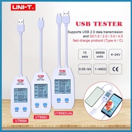 UNI-T UT658A UT658C UT658Dual LOAD USB Tester for Voltage and Current Meter Mobile Phone Computer Ch