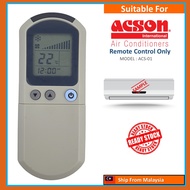 Acson Replacement For Acson Air Cond Aircond Air Conditioner Remote Control AC Remote Control ACS-01