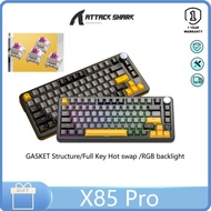 ATTACK SHARK X85 PRO Mechanical Keyboard Three-mode Wireless Bluetooth Gaming esports Customized gas