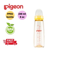 [ Ready Stock ] PIGEON PPSU Bottle Slim Neck 240ml/8oz