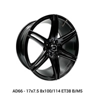 【Harga untuk 1pcs】AD66 AD ORIGINAL AEDEE 17 INCH 17X7.5 8X100/114 ET38 B/M5 READY STOCK SPORT RIM