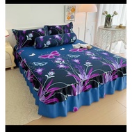 (QUEEN/KING)BIG SALE CADAR 4 IN 1 ROPOL HIGH QUALITY BEDSHEET COTTON GUARANTEED(READY STOCK)