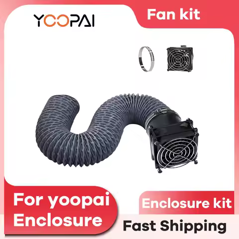 YOOPAI Fan Fume Extraction Kit for 3D Printer Enclosure For all yoopai 3D Printer Enclosure include 