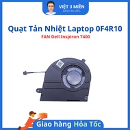 FAN Dell Inspiron 7400 0F4R10 F4R10 laptop Cooling FAN ZIN - LIKENEW -