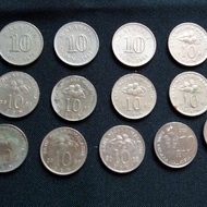Koin Kuno 10 Sen Malaysia