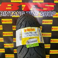 Pirelli 120/70-10 Angle Scooter Tubeless Vespa Matic Lx,IGT Thick anti-Slip tire