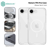 Compatible Case With iphone 16e 6.1" Nillkin Nature TPU Pro Hybrid Casing Cover Magnetic Magsafe