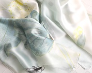 Khăn choàng lụa thời trang cao cấp HL012 - size 90cm X 180cm