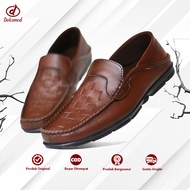DOLCIMOD - Sepatu Pantofel Pria Kulit Sapi Formal Slip On Cibaduyut Casual Acara Resmi Formal Kerja