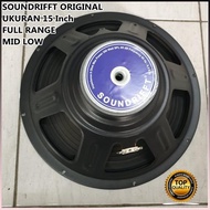 SPEAKER WOOFER SOUNDRIFFT 15 INCH 15" FULL RANGE ORIGINAL 15IN MURAH