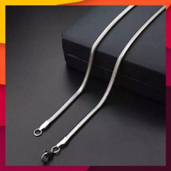 Flat model TITANIUM Necklace For Cool Guys, grade A Quality, anti-Rust