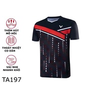 Áo cầu lông VICTOR dùng thi đấu luyện tập cầu lông TA197